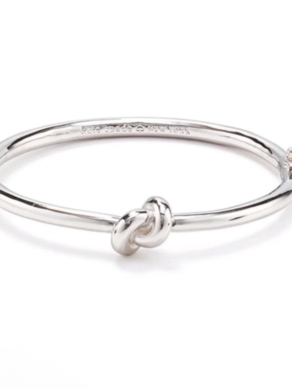 Kate Spade Silver Sailor Knot Bracelet NWT $78 - Picture 2 of 5
